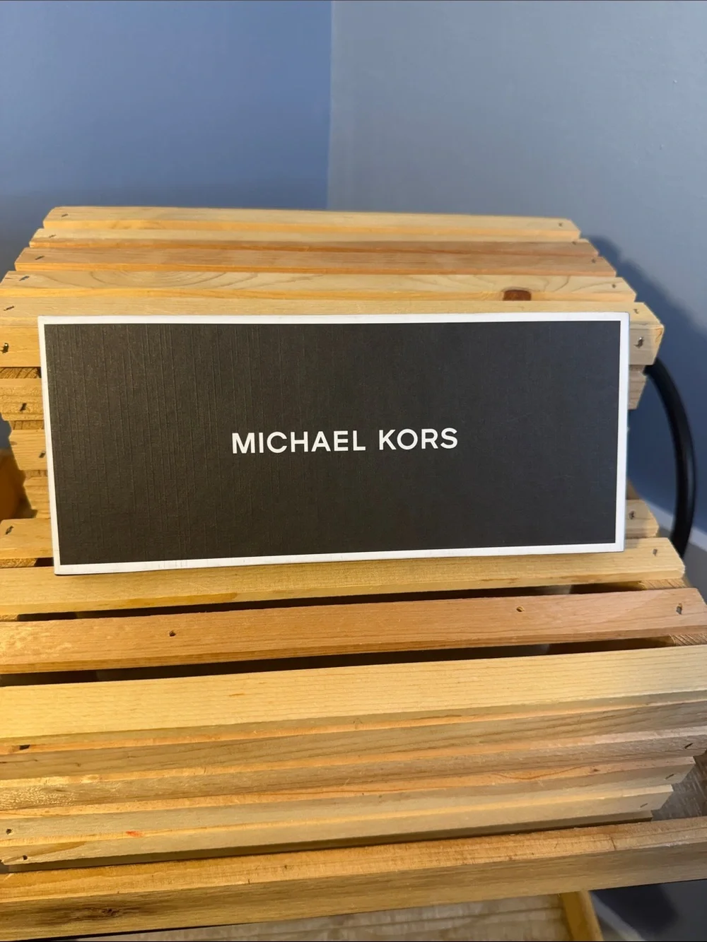 Michael Kors Monogram Black Wallet Set NWT